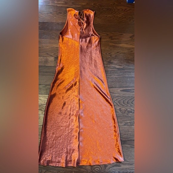 House of Harlow 1960 Dress Rust Size Small - Picture 5 of 7